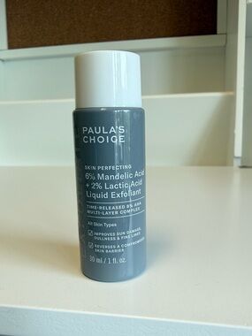 Paula's Choice 6% Mandelic + 2% Lactic Acid Liquid Exfoliant - NEW, Travel Size